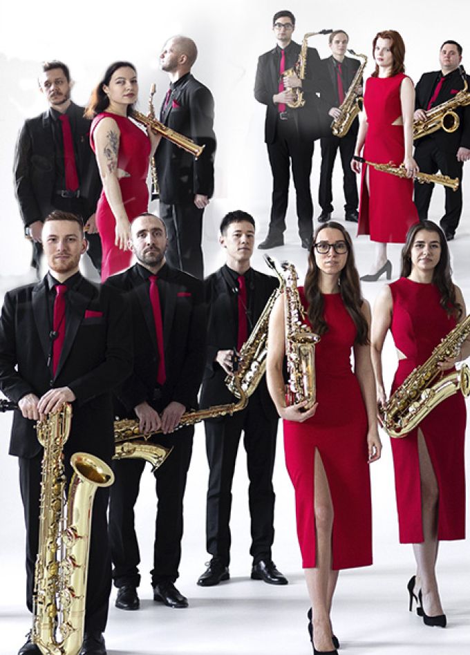Мировые шедевры на 12 саксофонах. Большой Ансамбль Саксофонов NOVO-12