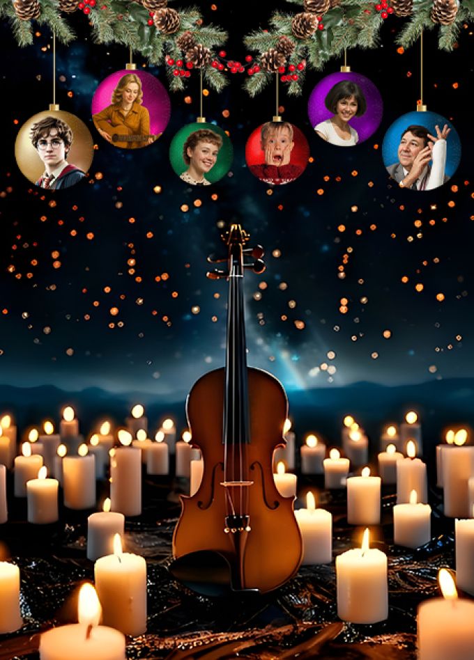 Новогодний вечер при свечах